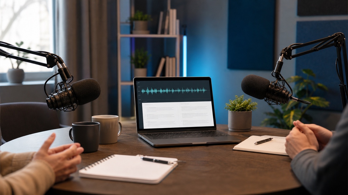 Speech to Text Workflow for Meetings, Interviews, and Podcasts