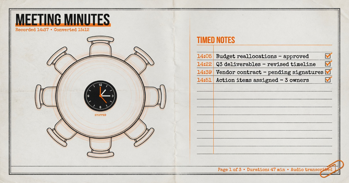 Meeting Transcript Generator for Finished Recordings workflow result