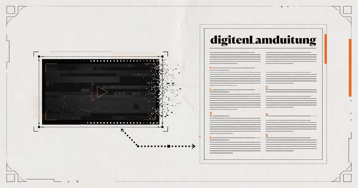 Video to Text for Searchable, Editable Drafts workflow result